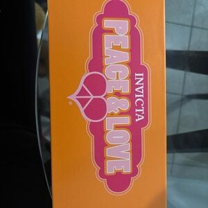 Invicta Peace & Love Orange Box